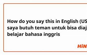 Butuh Uang Bahasa Inggris